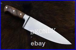 13 Custom made D2 steel CHEF Knife full tang knife Rosewood Handle (DKONLY)