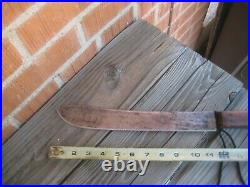 1900s Antique 12 Blade RUSSELL GRW Carbon Butcher Breaking Knife USA