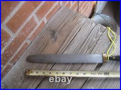 1900s Antique 12 Steel F. DICK Flat Knife Sharpening Stick Sharpener GERMANY