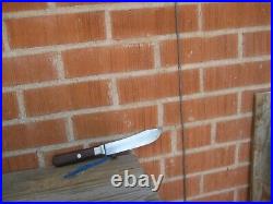 1900s Antique 6 Blade VILLAGE BLACKSMITH Fine X-Small Carbon Butcher Knife USA