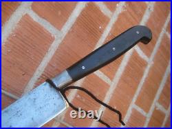 1920s Antique 11 Blade CROWN Philadelphia Thin Carbon Chef Slicing Knife USA