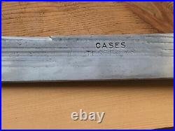 1930-40's Vintage 7.5 blade CASES TESTED XX Rare Carbon Chef's Butcher Knife