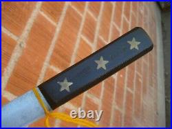 1930s Vintage 10 Blade GOLD STAR FOSTER Carbon Butcher Knife USA