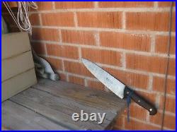 1930s Vintage 10 Blade x 1 lb. ED. WUSTHOF Carbon Lamb Splitter Knife GERMANY