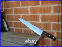 1930s Vintage 12 Blade GUSTAV EMIL ERN Carbon Chef Knife GERMANY