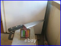1930s Vintage 12 Blade GUSTAV EMIL ERN Carbon Chef Knife GERMANY