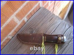 1930s Vintage 4 Blade CASE TESTED XX Carbon Hunting Knife & Sheath USA