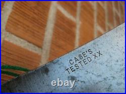 1930s Vintage 6 3/4 Blade x 1 lb. Wt. CASE TESTED XX Carbon Cleaver Knife USA