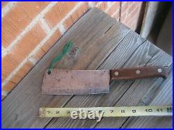 1930s Vintage 6 3/4 Blade x 1 lb. Wt. CASE TESTED XX Carbon Cleaver Knife USA