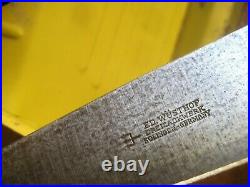 1930s Vintage 7 1/4 Blade ED. WUSTHOF Carbon Chef Knife GERMANY