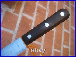 1930s Vtg 10 Blade W. R. CASE & SON CUTLERY Vanadium Chef's Butcher Knife USA