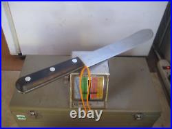 1930s Vtg 10 Blade W. R. CASE & SON CUTLERY Vanadium Chef's Butcher Knife USA