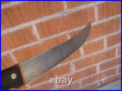 1930s Vtg 12 Curved Blade SOLINGEN Wusthof Carbon Cimiter Slicing Knife Germany