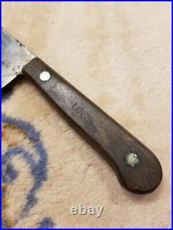 1940s Vintage 12 Blade LAMSON & GOODNOW 3XL Carbon Steel Chef Knife USA Wood
