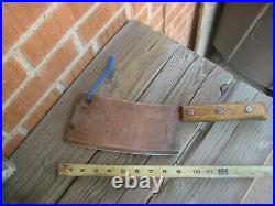 1940s Vintage 9 Blade x 2 1/4 lb. Wt BRIDDELL Chopper Cleaver Butcher Knife USA