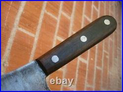 1940s Vtg 8 Blade x 1 1/2 lb. Wt. VILLAGE BLACKSMITH Carbon Cleaver Knife USA