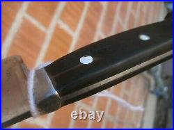 1950s Vintage 10 Blade ED. WUSTHOF Carbon Chef Knife GERMANY