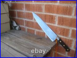 1950s Vintage 12 Blade SABATIER K 3XL Carbon Chef Knife & Wood Handle FRANCE