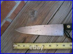1950s Vintage 8 Blade FOSTER BROS. Carbon Chef Knife USA