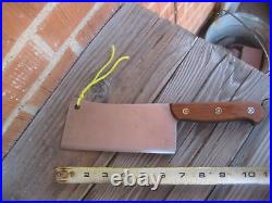 1950s Vtg 6 1/2 Blade x 1 lb. Wt. SABATIER TRUMPET Cleaver Butcher Knife FRANCE