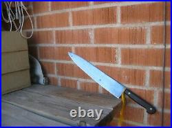 1960s Vintage 12 Blade Unmarked LAMSON & GOODNOW 3XL Carbon Chef Knife USA