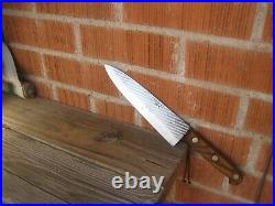 1960s Vintage 8 Blade CASE XX 400-8 Carbon Chef Knife USA