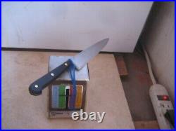 1960s Vtg 6 Blade SABATIER Professional Carbon Chef Knife Wood Handle FRANCE