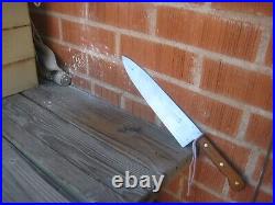 1970s Vintage 10 Blade UNMARKED LAMSON & GOODNOW XL Carbon Chef Knife USA