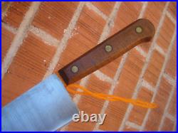 1970s Vintage 12 Blade UNMARKED LAMSON & GOODNOW 3XL Carbon Chef Knife USA