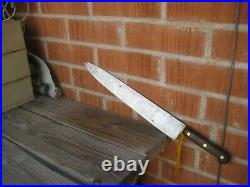1970s Vintage 14 Blade LAMSON & GOODNOW Huge Carbon Chef Knife USA