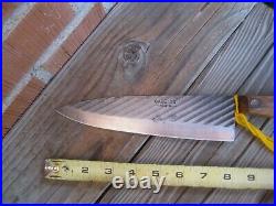 1970s Vintage 8 Blade CASE XX 400-8 Fine Carbon Chef Knife USA