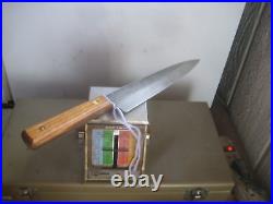 1970s Vintage 8 Blade FORGECRAFT Fine Carbon Chef Knife USA