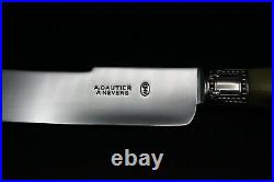 24-Piece A. Gautier A Nevers French Horn Handled Knife Set FRANCE
