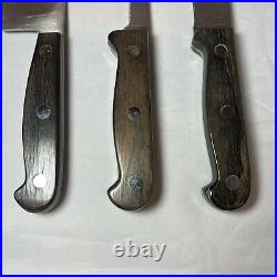 3 ALCAS (Cutco) Kitchen Knives (2130, 2122, & 2128) FACTORY REFURBISHED