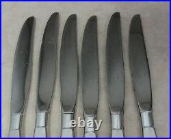 30 pc Oneida Community FROSTFIRE Stainless Forks Knives Spoons Set Service for 6