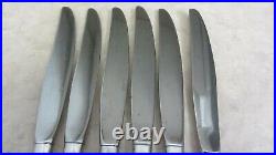 30 pc Oneida Community FROSTFIRE Stainless Forks Knives Spoons Set Service for 6