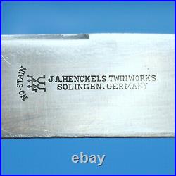 3pc Antique German Antler Handle Hunt CARVING Knife Fork Sharpener Steel Silver