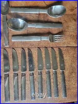 43 Pcs Discontinued DANSK Stainless Steel ARTISAN 1 Flatware Service For 8
