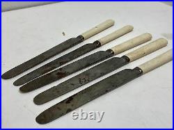 5 Vintage Joseph Rodgers & Sons Cutlers to Her Majesty Knives England Rare