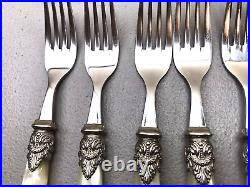 66 pcs Set Eme 18/10 Italy Pearlized Handle Fork Spoon Knives Flatware Napoleon