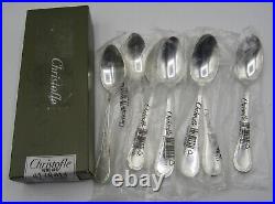 7 Christofle Trianon dessert spoon silver plate hotel 7 newithsealed France