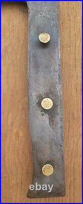 8 Blade Antique Unmarked Foster Brothers Solid Steel Meat Cleaver 16 Total