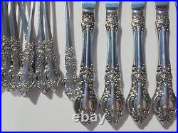 86 Pcs Oneida Northland Baton Rouge Stainless Flatware Knives Forks Spoons Exc