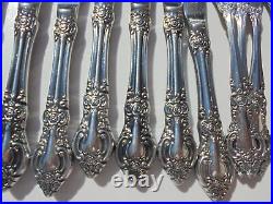 86 Pcs Oneida Northland Baton Rouge Stainless Flatware Knives Forks Spoons Exc