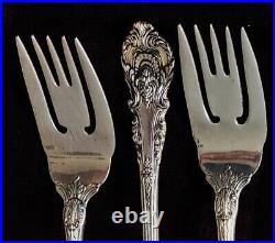 88pc WALLACE SIR CHRISTOPHER STERLING SILVER LUNCHEON SET 12 x 6pc +16 SERVERS