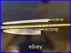 Abercrombie And Fitch Sabatier France 12 # 1237 Carving Knife and Chef Knife