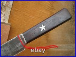 Antique 11 1/2 Blade GOODELL 3XL Carbon Butcher Breaking Knife USA
