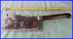 Antique 1886 Samuel Lee Butcher Meat Cleaver Splitter 10 Blade 18 Long