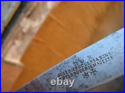 Antique 3 1/2 Blade JOSEPH RODGERS Nogent Carbon Paring Knife ENGLAND