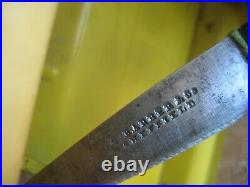 Antique 3 1/4 Blade BARBER & COMPANY Sheffield Carbon Paring Knife ENGLAND